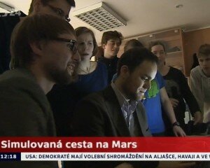 Simulovaná cesta na Mars ve zpravodajství České televize